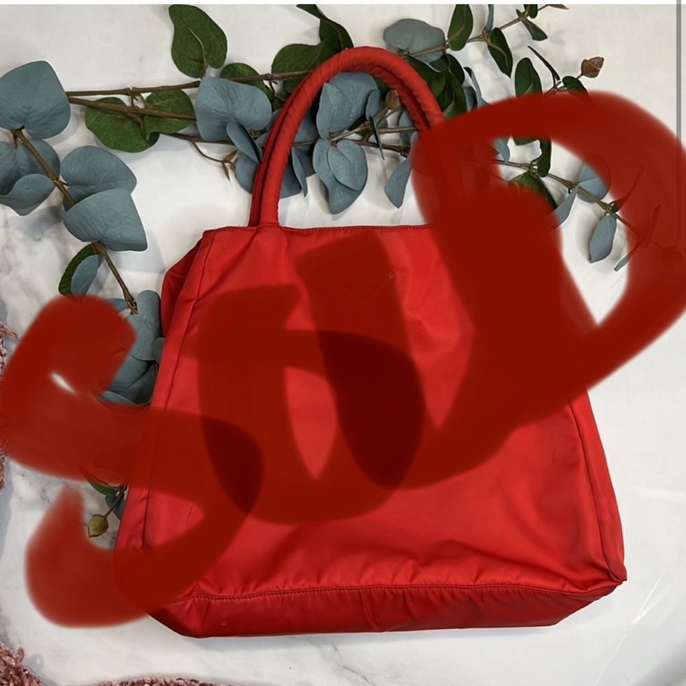 PRADA VINTAGE TESSUTO TOTE